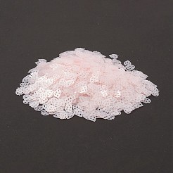 プラスチックスパンコールビーズ  マットなスタイル  縫製工芸品の装飾  苺  ミスティローズ  7x6x0.3mm&nbsp;PVC-R024-05A