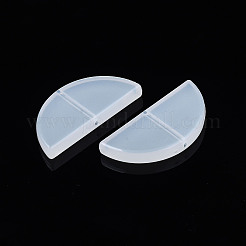 透明なアクリルビーズ  半円  ホワイト  18x38x5mm  穴：1.8mm  約170個/500g&nbsp;TACR-N009-28-A01