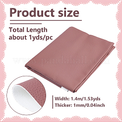 1ヤードのライチ柄PVCレザー生地  DIYバッグ衣類アクセサリー用  暗赤色  1400x1mm&nbsp;AJEW-NB0006-64A