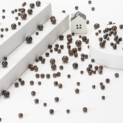 340個4スタイルの天然ブロンザイトビーズ  ラウンド  4mm / 6mm / 8mm / 10mm  穴：1mm&nbsp;G-LS0001-47
