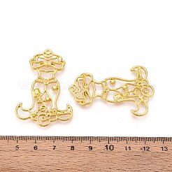 合金オープンバックベゼル大きなペンダント  UVレジンDIY用  エポキシ樹脂  プレスジュエリー  カドミウムフリー＆鉛フリー  プリンセスドレス  ゴールドカラー  50x33x3mm&nbsp;PALLOY-CJC0004-14G