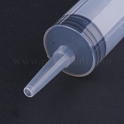 80ml接着剤分注シリンジ  透明  20.8x3.6cm&nbsp;TOOL-WH0030-01
