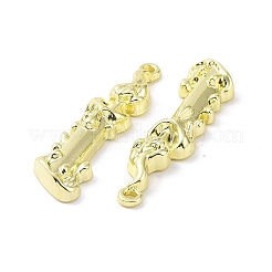 ラックメッキ合金ペンダント  カドミウムフリー＆鉛フリー  剣  ライトゴールド  43x11x5mm  穴：1.8mm&nbsp;LS-PALLOY-D007-69LG