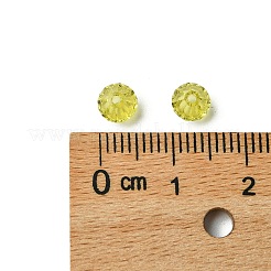 プレシオサ®クリスタルビーズ  チェコクリスタル  双円錐形(451 69 302 ロンデル)  80250 アシッドイエロー  5mm  穴：1mm&nbsp;Y-PRC-BA5-80250