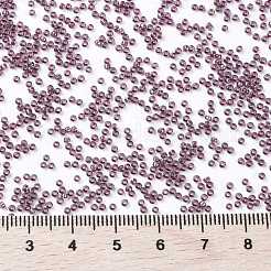 MIYUKIラウンドロカイユビーズ  日本製シードビーズ  （rr3749)派手な裏地オールドローズ  15/0  1.5mm  穴：0.7mm  約27777個/50g&nbsp;SEED-X0056-RR3749