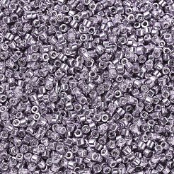 MIYUKIデリカビーズ  シリンダー  日本製シードビーズ  11/0  （db0419)亜鉛メッキほこりの多い蘭  1.3x1.6mm  穴：0.8mm  約2000PCS /ボトル  10 G /ボトル&nbsp;SEED-JP0008-DB0419