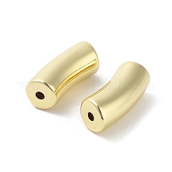 ラックメッキ真鍮製ビーズ  カドミウムフリー＆鉛フリー  長持ちメッキ  18KGP本金メッキ  19x7.5mm  穴：1.8mm&nbsp;KK-E102-21G