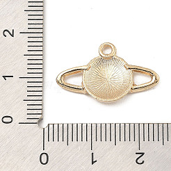 合金ペンダント  星のある惑星  ライトゴールド  13.5x22x3mm  穴：2mm  約943個/1000g&nbsp;LS-FIND-E041-12KCG