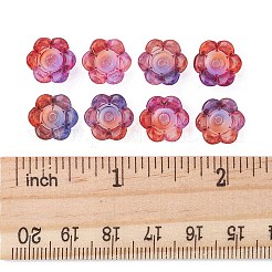 透明ガラスビーズ  花  蘭  11~12x7.5~8mm  穴：1.4mm&nbsp;LAMP-FS0001-09B