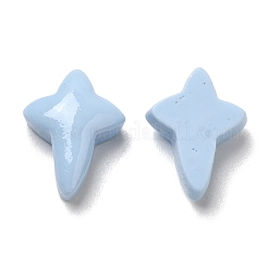 オペーク樹脂カボション  スター  ミックスカラー  14x10.5x5mm&nbsp;RESI-K027-01