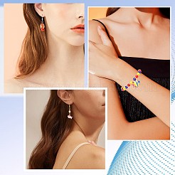 20個の手作りランプワークビーズ  魚  混合スタイル  ミックスカラー  16.5~28x15.5~23x10~16mm  穴：1~2mm  2個/スタイル&nbsp;LAMP-SZ0001-60