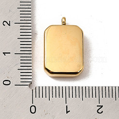 304ステンレスペンダント  八角チャーム  14KGP本金メッキ  19x12.5x4.5mm  穴：1.8mm&nbsp;STAS-L022-021G-A
