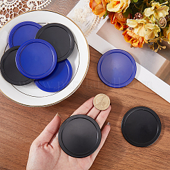 プラスチック製エアホッケーパック 8色2個  フラットラウンド  ミックスカラー  63.5~64x3.8mm  4個/カラー&nbsp;AJEW-CN0006-59A