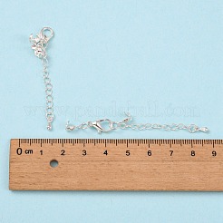 銀  長さ約77mm。合金カニカン：幅約6mm  長さ12mm  ビードチップ穴：約1.5mm。&nbsp;FIND-JF00063-02