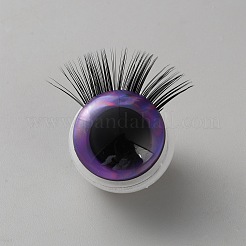 樹脂人形の工芸品の目  おもちゃの DIY アクセサリー用  ライラック  20x24.5mm&nbsp;DIY-WH0698-010G