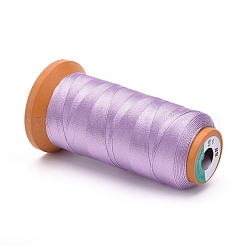 ポリエステル糸  ジュエリー作りのための  紫色のメディア  0.12mm  約1640.41ヤード（1500m）/ロール&nbsp;NWIR-G018-A-08