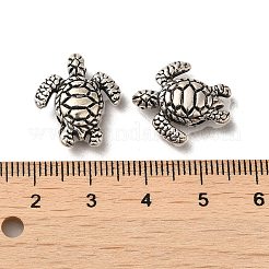 チベット風合金ビーズ  カメ  アンティークシルバー  18x16x5mm  穴：1.8mm  375個/ 1000g&nbsp;PALLOY-H141-01AS