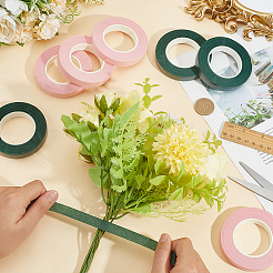 ブーケの茎を包むための8色の紙製フローラルテープ2ロール  花屋の新鮮な花とDIYアート  ミックスカラー  2700mm  4ロール/カラー&nbsp;AJEW-CN0005-47