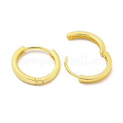 真鍮製フープピアス  ラウンド  18KGP本金メッキ  16x2mm&nbsp;EJEW-L211-006G