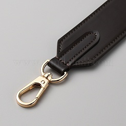 レザーバッグストラップ  合金回転式ナスカン付き  ココナッツブラウン  64x3.85cm&nbsp;PURS-WH0005-84KCG-01