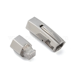 変色しない316ステンレススチール製バヨネット留め具  ステンレス鋼色  30.5x9x10mm  穴：6mm&nbsp;STAS-K282-07A-P