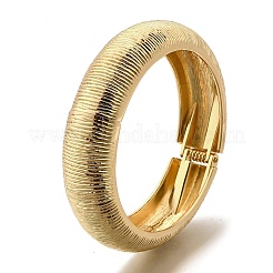 女性用合金ヒンジ付きバングル  リング  ゴールドカラー  3/4インチ（1.9cm）  内径：2-3/8インチ（6cm）&nbsp;BJEW-V002-07G