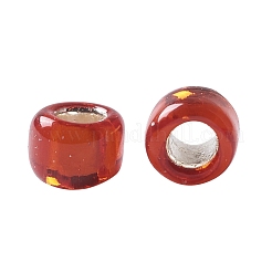 TOHOラウンドシードビーズ  日本製シードビーズ  （シルバーの裏地付きライトサイアムルビー25)個  15/0  1.5mm  穴：0.7mm  約3000個/10g&nbsp;X-SEED-TR15-0025