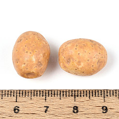 樹脂の装飾品  模造野菜  ホームオフィスのデスクトップ装飾用  ポテト  17x13x13mm&nbsp;RESI-A033-03B