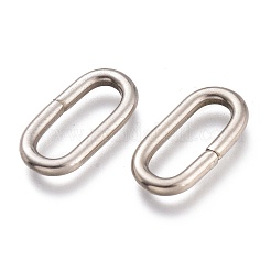 変色しにくい201ステンレススチール製クイックリンクコネクター  ステンレス鋼色  14.5x7.5x2mm  内径：11mm&nbsp;STAS-O137-15P