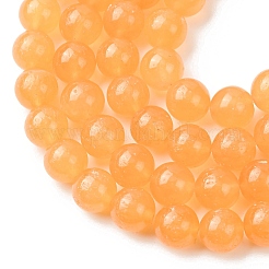 天然ハニージェイドのビーズ連売り  ラウンド  12~12.5mm  穴：1mm  約33個/連  15.75''（40センチメートル）&nbsp;G-H343-D10-12mm