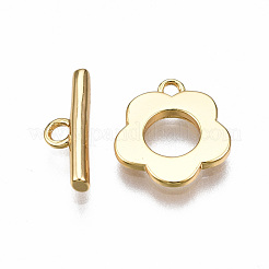 真鍮製マンテル  ニッケルフリー  花  18KGP本金メッキ  長さ20mm  バー：15x4.5x2mm  穴：1.5mm  丸カン：5.5x1ミリ  内径：3.5mm  花：13.5x12x1mm  穴：1.2mm&nbsp;KK-T063-95G-NF
