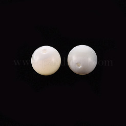 天然トロチッドシェル/トロカスシェルビーズ  片穴  ラウンド  貝殻色  8mm  穴：1mm&nbsp;SSHEL-T014-29B