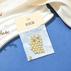 シェグレイスの真鍮ビーズ  カドミウムフリー＆ニッケルフリー＆鉛フリー  テクスチャフラットラウンド  18KGP本金メッキ  5.2x2.7mm  穴：0.6~1mm&nbsp;XGRQ1H002-336G