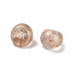 透明なアクリルビーズ  キャメル  5x4mm  穴：1.2mm  約100個/セット&nbsp;LS-OACR-E038-01H