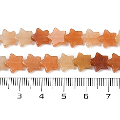天然石トパーズ翡翠ビーズ連売り  スター  8.5x8.5~9x2.5mm  穴：0.8mm  約52個/連  15.91''（40.4センチメートル）&nbsp;G-NH0051-01A