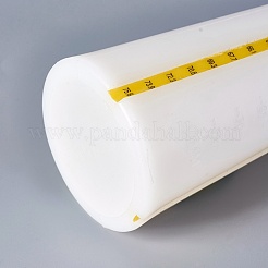 バングル測定マンドレルプラスチックスティックサイザー  バングル修復ツール  ホワイト  3.5~7.7x29.7cm&nbsp;TOOL-WH0086-01