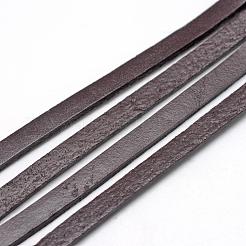 レザーコード  ココナッツブラウン  5x2mm  約100ヤード/束（300フィート/束）&nbsp;WL-R005-5x2-03