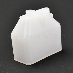 家のシリコンモールド  レジン型  UVレジン用  エポキシ樹脂ジュエリー作り  ホワイト  35x39x20mm  完成品：17x34x32mm&nbsp;DIY-F066-08