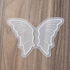 蝶の羽 DIY シリコンモールド  レジン型  UVレジン用  エポキシ樹脂工芸品作り  ホワイト  94x138x5.5mm&nbsp;SIMO-G010-01B