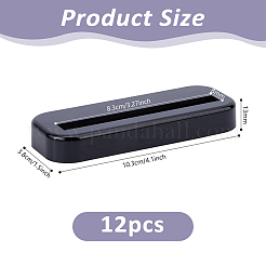 アクリルカードレンガディスプレイスタンド  トレーディングカードホルダー  長方形  ブラック  103x38x13mm&nbsp;AJEW-WH0817-101
