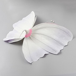 紙の蝶の飾り  鉄のパーツと  壁の装飾用  ライラック  405x545x80mm&nbsp;AJEW-WH0777-020C