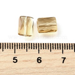 ガラス模造オーストリアクリスタルビーズ  長方形  多面カット  ミックスカラー  8x6.5x4mm  穴：1.2mm&nbsp;GLAA-P071-01A