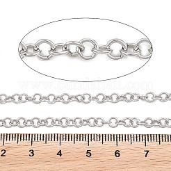 316サージカルステンレススチールアズキチェーン  溶接されていない  スプールで  変色なし  ステンレス鋼色  4x0.8mm&nbsp;SA-CBA098D-09P