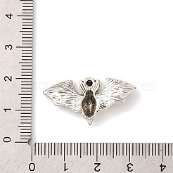 チベットスタイル合金ペンダント  バット  アンティークシルバー  15.5x29x4.5mm  穴：1.6mm&nbsp;ENAM-K079-05AS