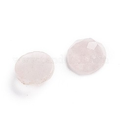 天然石ローズクォーツカボション  半円/ドーム  多面カット  7~8x3.5mm&nbsp;G-F680-G07