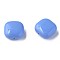 Opaque Acrylic Beads, Square, Cornflower Blue, 15x15x7.5mm, Hole: 1.2mm, about 375pcs/500g