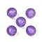 Transparent Acrylic Beads, Round, Blue Violet, 20mm, about 110pcs/500g.