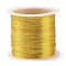 Copper Wire, Long-Lasting Plated, Golden, 28 Gauge(0.3mm), 80m/roll