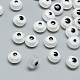 樹脂ビーズ  フラットラウンド  ナザールボンジュウ  透明  6x4mm  穴：1.5mm&nbsp;RESI-S339-4x6-03-2