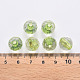 透明なアクリルビーズ  ラウンド  多面カット  黄緑  6x5.5mm  穴：1.4mm  約4160個/500g&nbsp;TACR-S154-11A-83-5